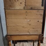 Napoleon III period tiered happiness of the day desk in pine circa 1880