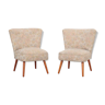 Ensemble de deux fauteuils en hêtre, design danois, années 1970, production: Danemark