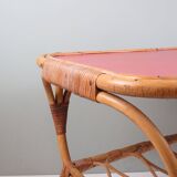 Vintage bamboo coffee table, Rohe Noordwolde, 1960s/70s