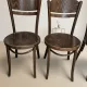 Set of 4 TON wooden dining chairs, 20th century, Czechoslovak, 90 × 46 cm