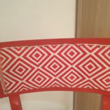 Chaise en bois relookée