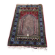 Handmade wool Iranian carpet - 1.26m x 0.75m