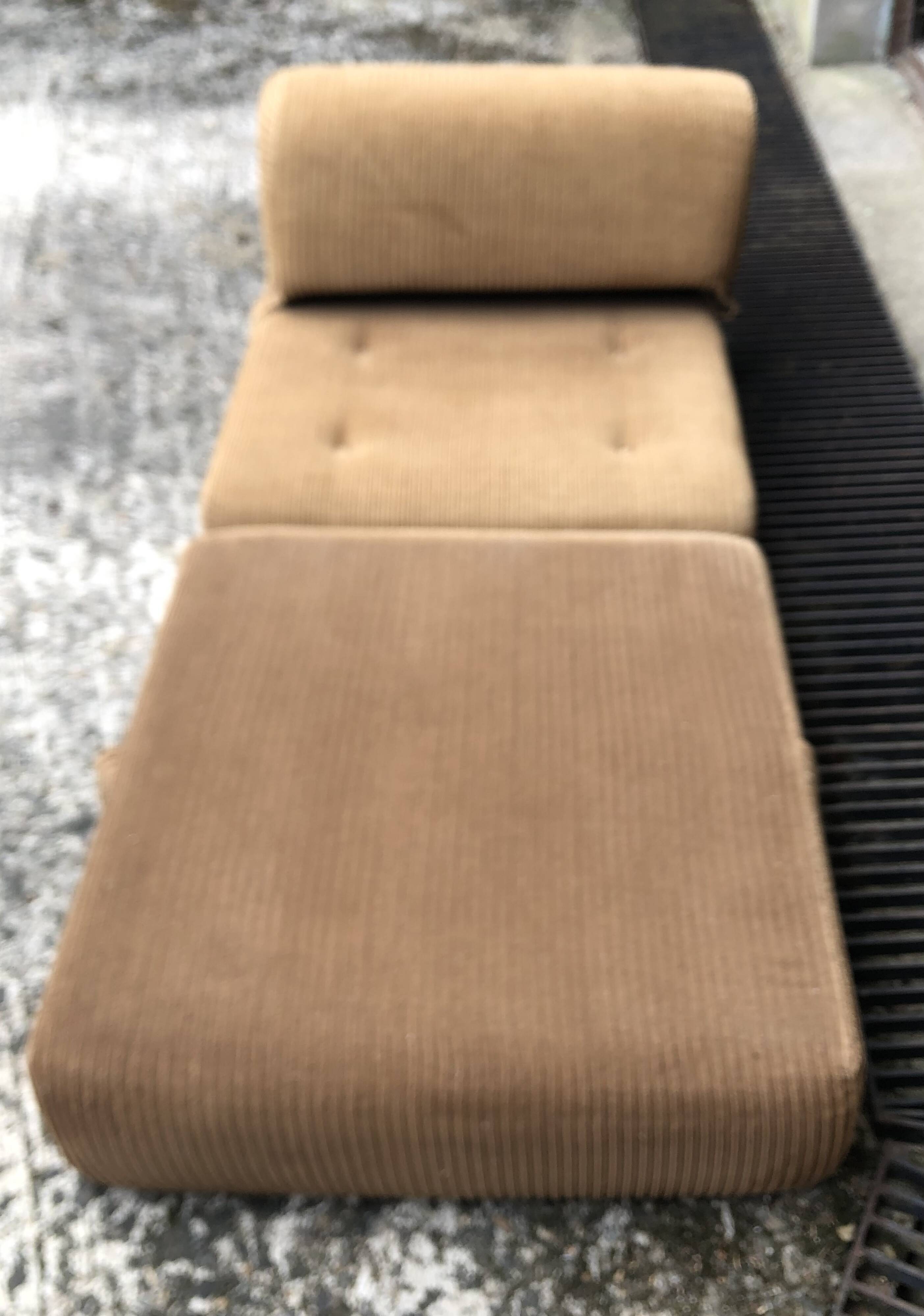 Vintage 70s corduroy armchair