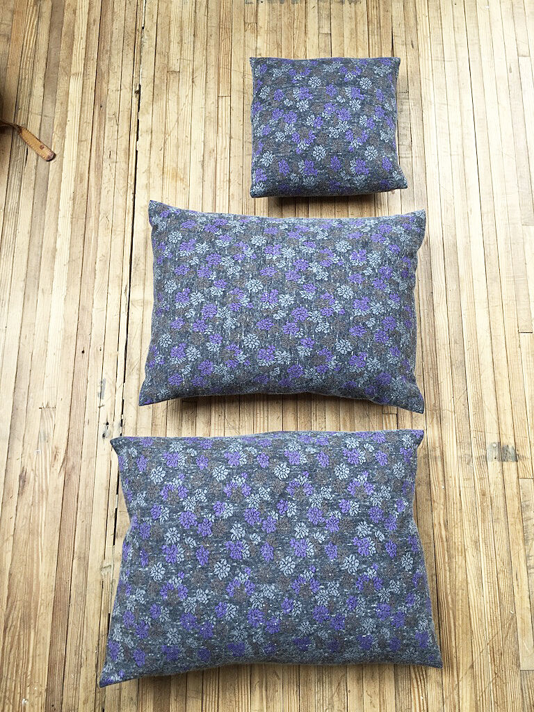 Antique fabric cushions