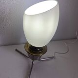 Vintage 1960 opaline tripod lamp mid century design - 34 cm