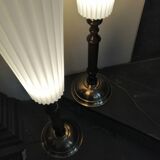 Paire de lampes art déco