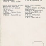 Model 3105 "Studio" Table Lamp by Carlo Viligiardi for Stilnovo, 1972