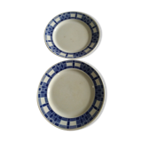 Set of 2 Badorviller plates