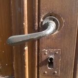 Old large molded door