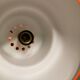 Mini poker hanging lamp in orange original colour  Jo Hammerborg