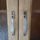 Renovated glass-fronted bookcase