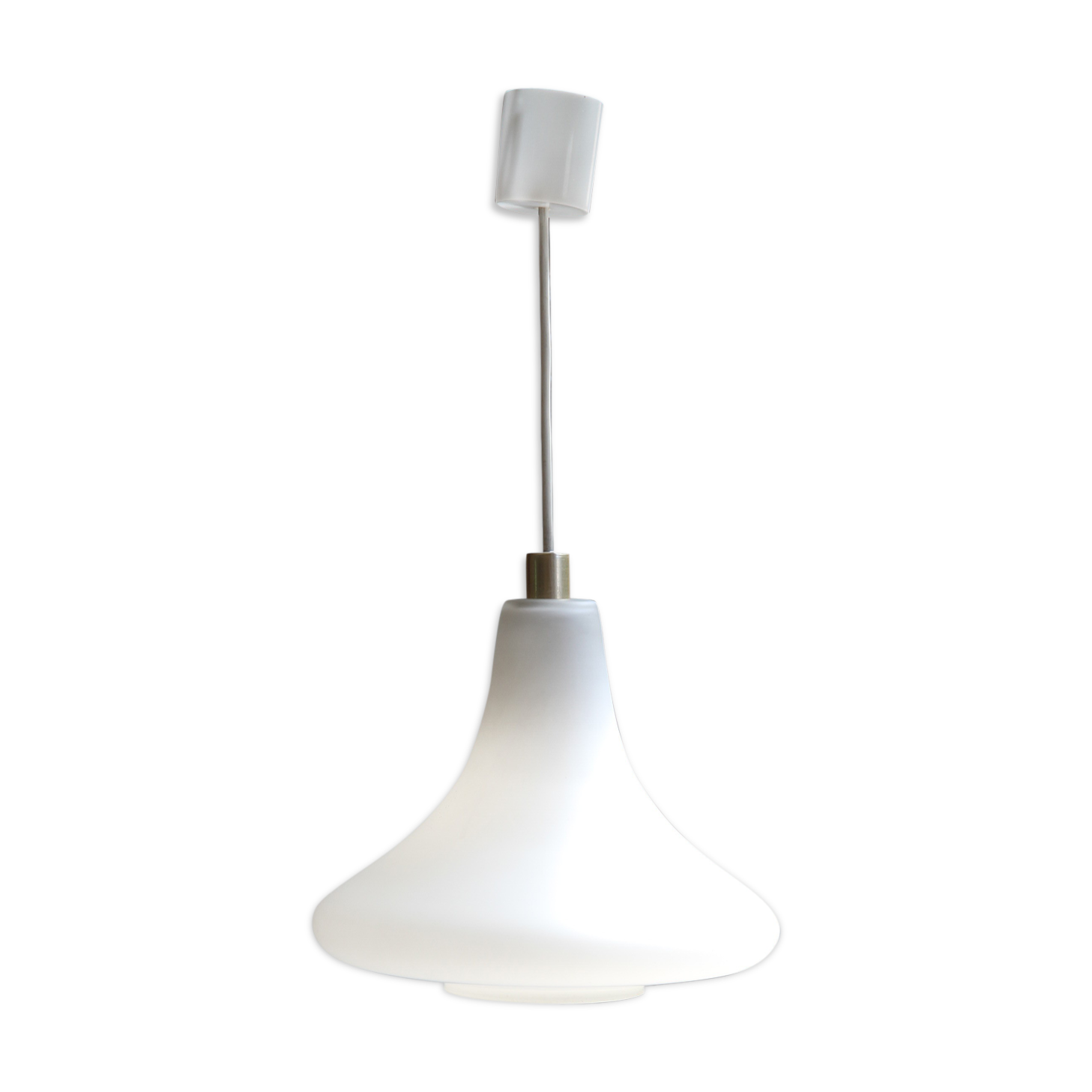 Opalin glass drip hanging lamp
