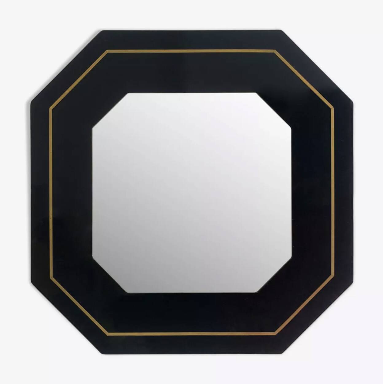 Octagonal mirror Eric Maville 1970s