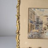 Watercolor of the Nice Market by Claude Spero, 1890s