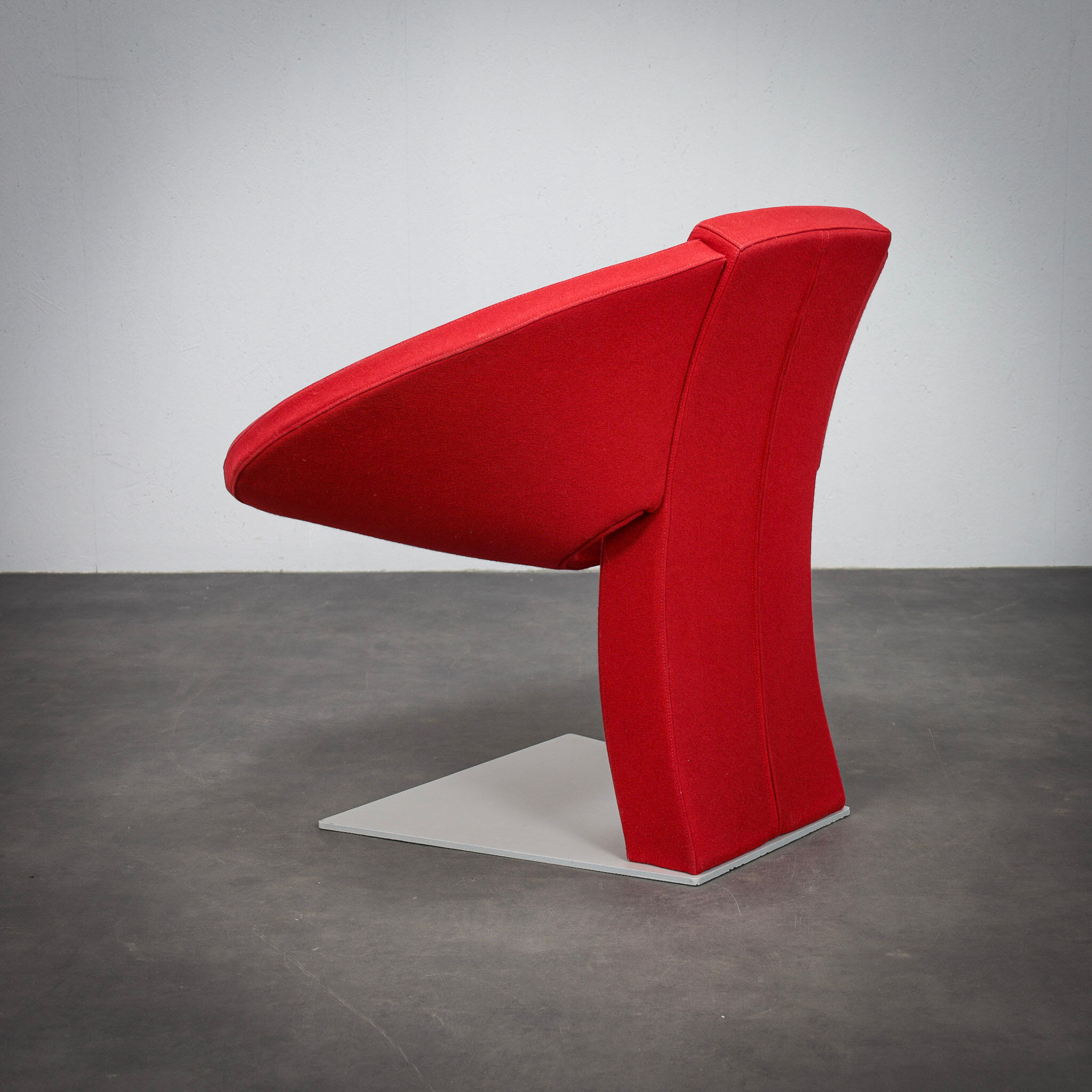 Chaise longue sculpturale contemporaine extrêmement rare, Italie, années 1990
