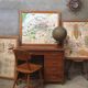 Vintage oak office 1960