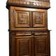 buffet cabinet Montbéliard a 4 volets style Renaissance en chêne