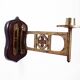 Pair of wall candle holders