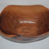 Old olive salad dish signed "Tony Bain Vallauris"