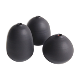 Trio de céramiques miniatures noires Antonio Lampecco