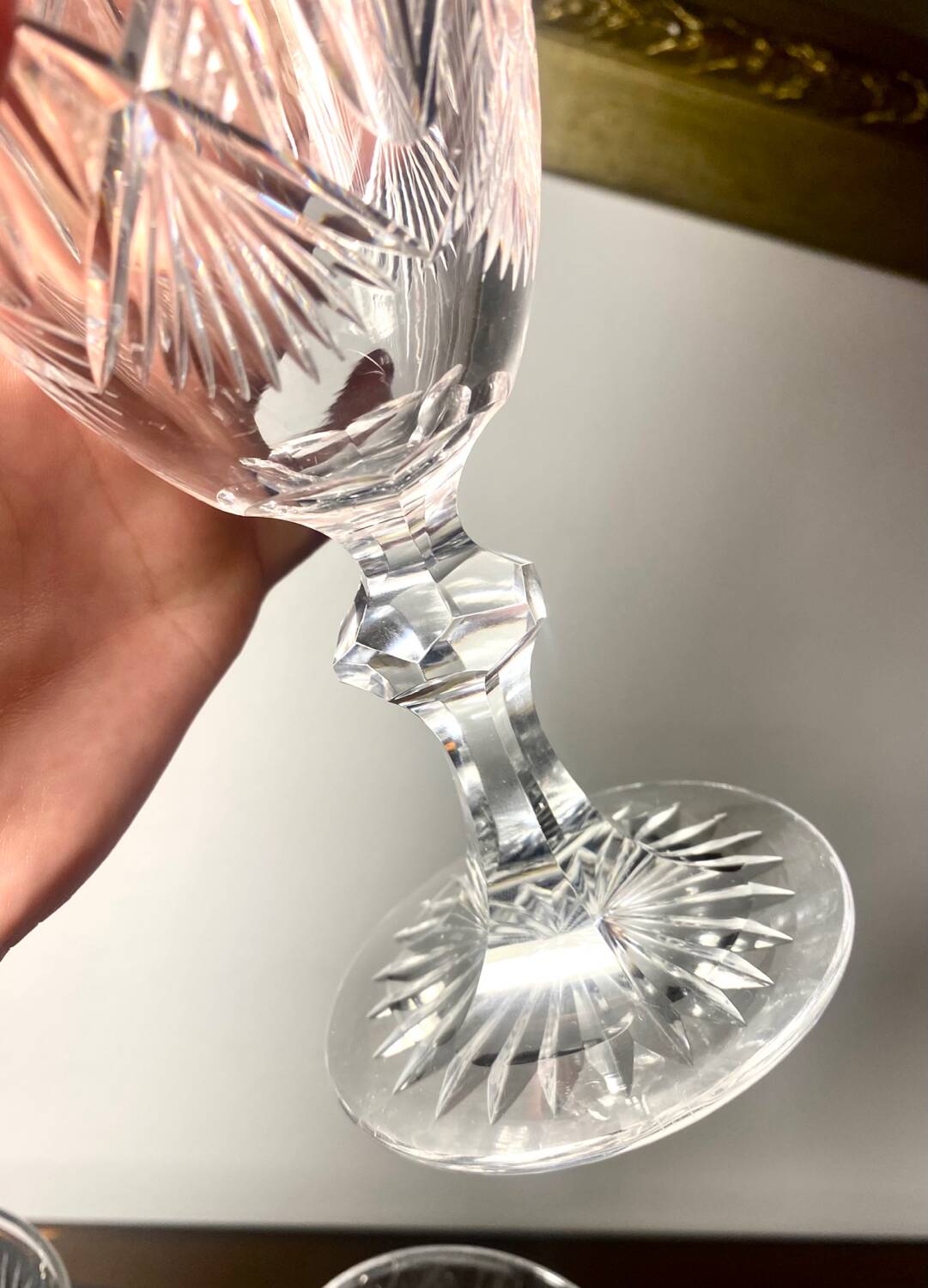 Verre à eau Le Creusot  / Voneche 19eme ciecle