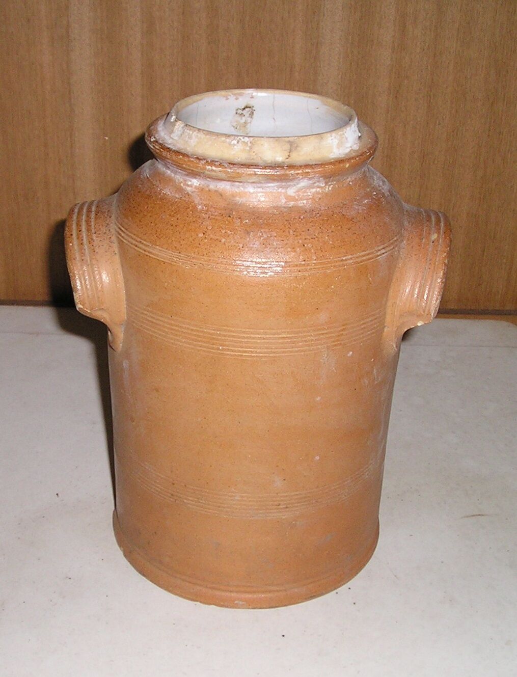 Pot vinaigrier en grès ancien Selency