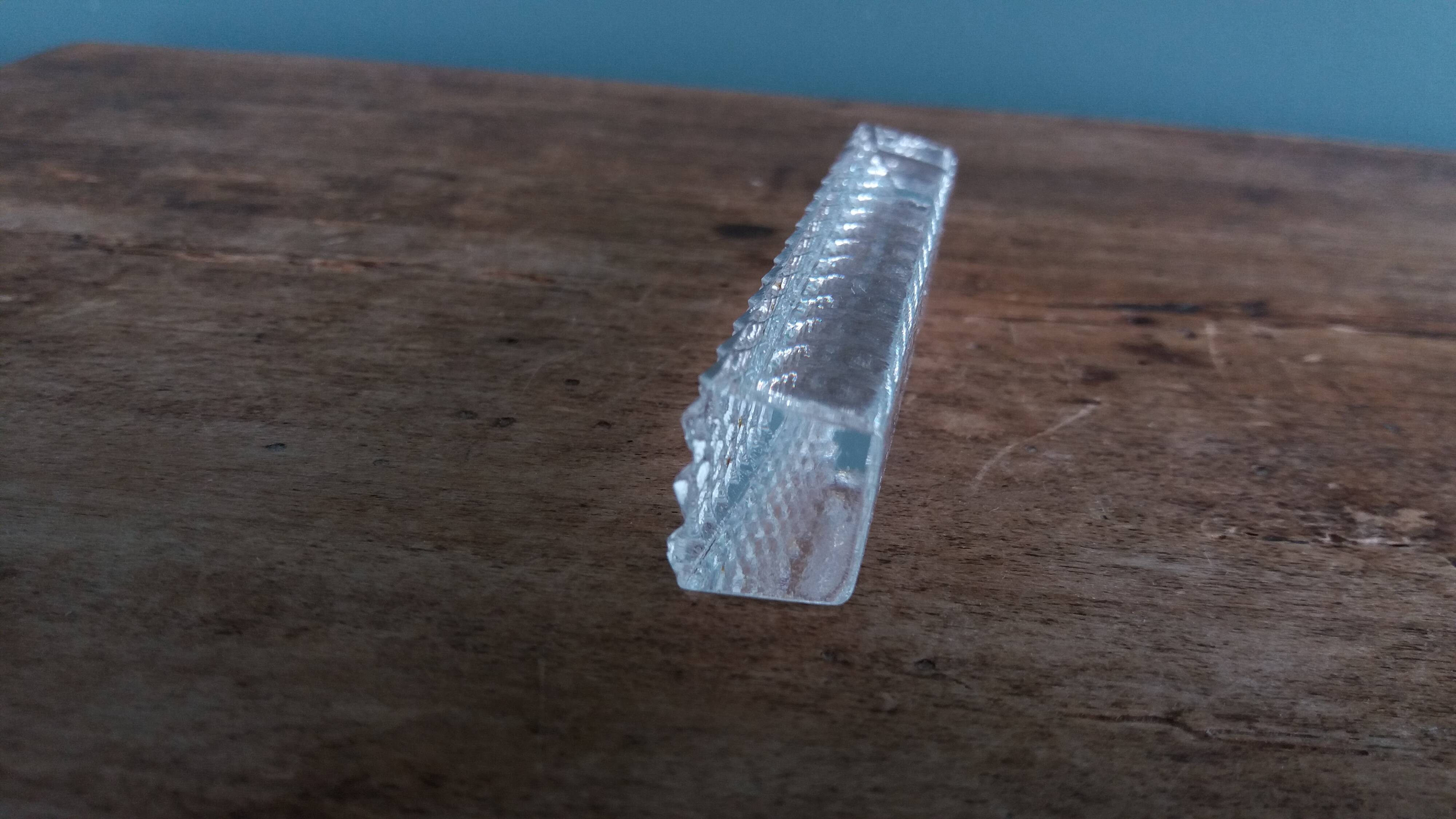 12 crystal knife rests in their box, Hungary, diamond point
