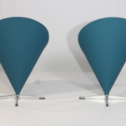 Fauteuil pivotant "Cône" par Verner Panton années 1960