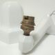Wall lamp Art Deco opaline porcelain years 20-30