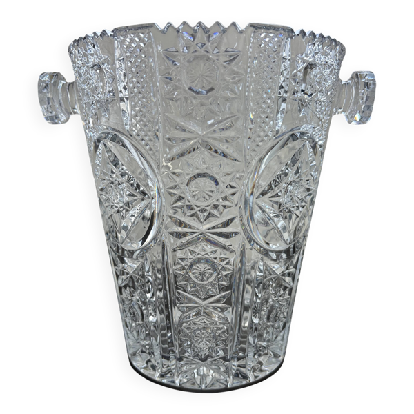 Seau à champagne ou à glaçons en Cristal Ciselé