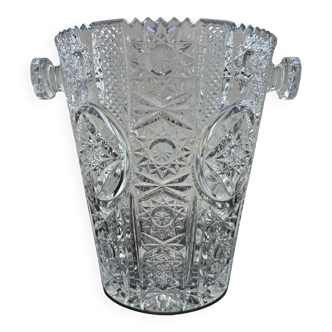 Chiseled Crystal Champagne or Ice Bucket