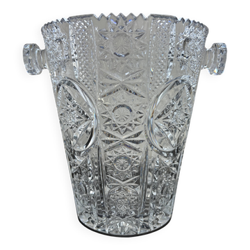 Seau à champagne ou à glaçons en Cristal Ciselé