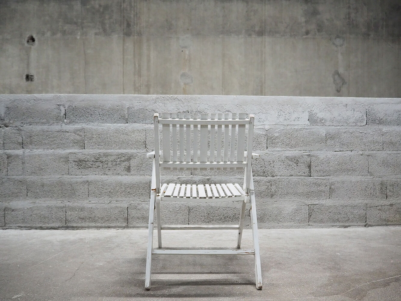 Set of 4 folding garden chairs Youpy, René Gleizes, vintage 60s