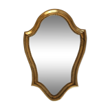 Old gold molded mirror 15,5x39,5cm