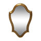 Old gold molded mirror 15,5x39,5cm