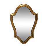 Old gold molded mirror 15,5x39,5cm
