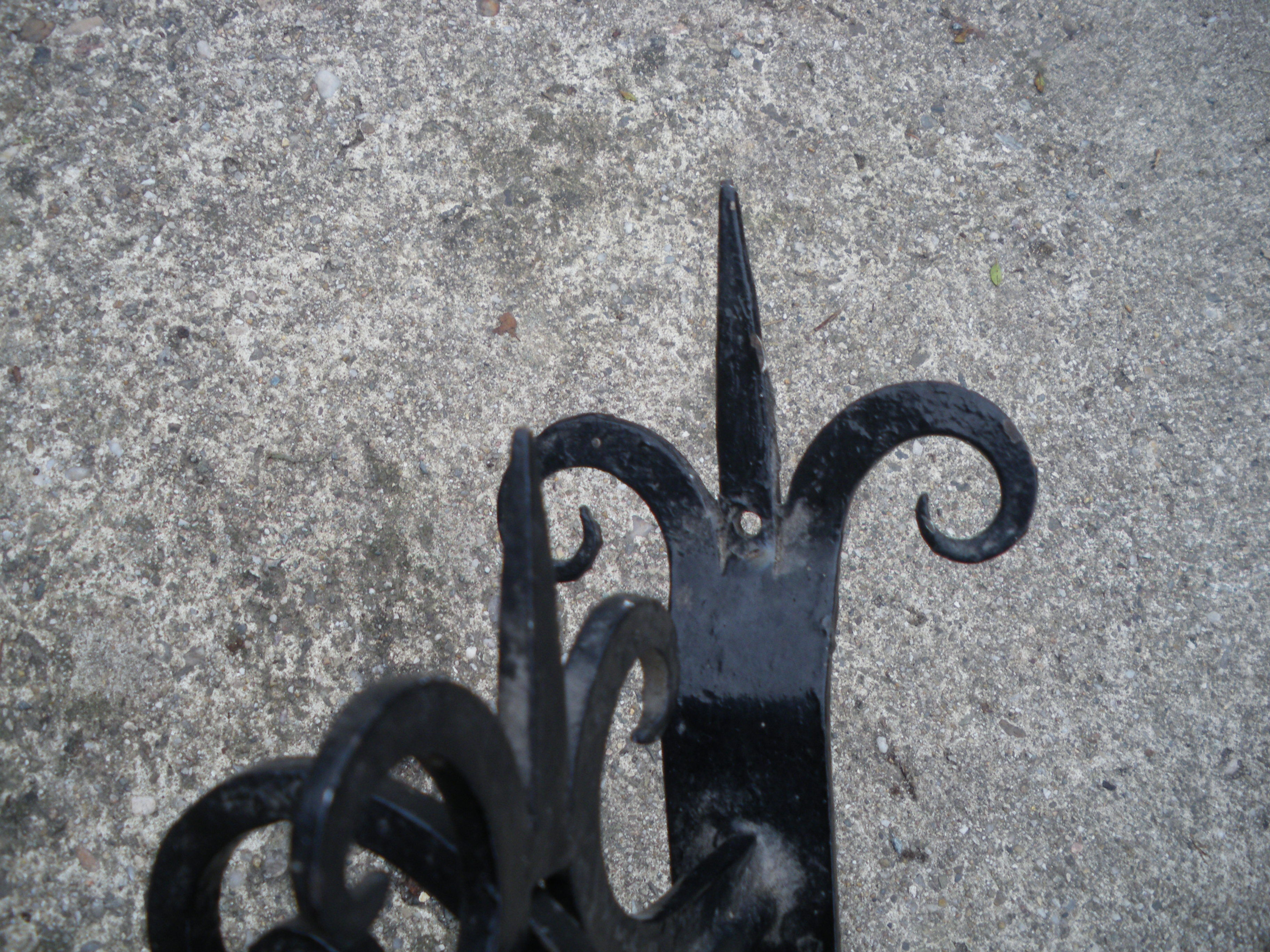 Bronze wrought iron bell