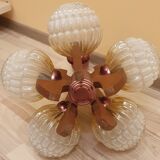 Vintage chandelier elektrofem lsz he 2480