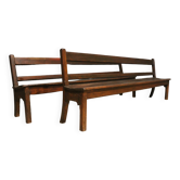 Pair of monastery benches