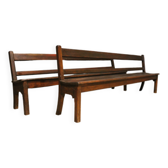 Pair of monastery benches
