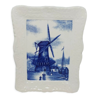 Mill ceramic frame Delft blue Boch