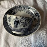 Old Villeroy and Boch cup with Japanese motifs