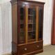 19th-century English mahogany library