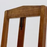 Amsterdam School Oak and Cane Chair 1920s
