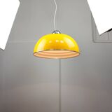 Rare Large Yellow Space-age Pendant from Guzzini, 1970s