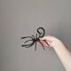 Handcrafted metal scorpion sculpture, curiosity cabinet, arthropod object