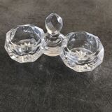 Saleron of table in crystal of saint louis star decoration