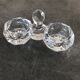 Saleron of table in crystal of saint louis star decoration