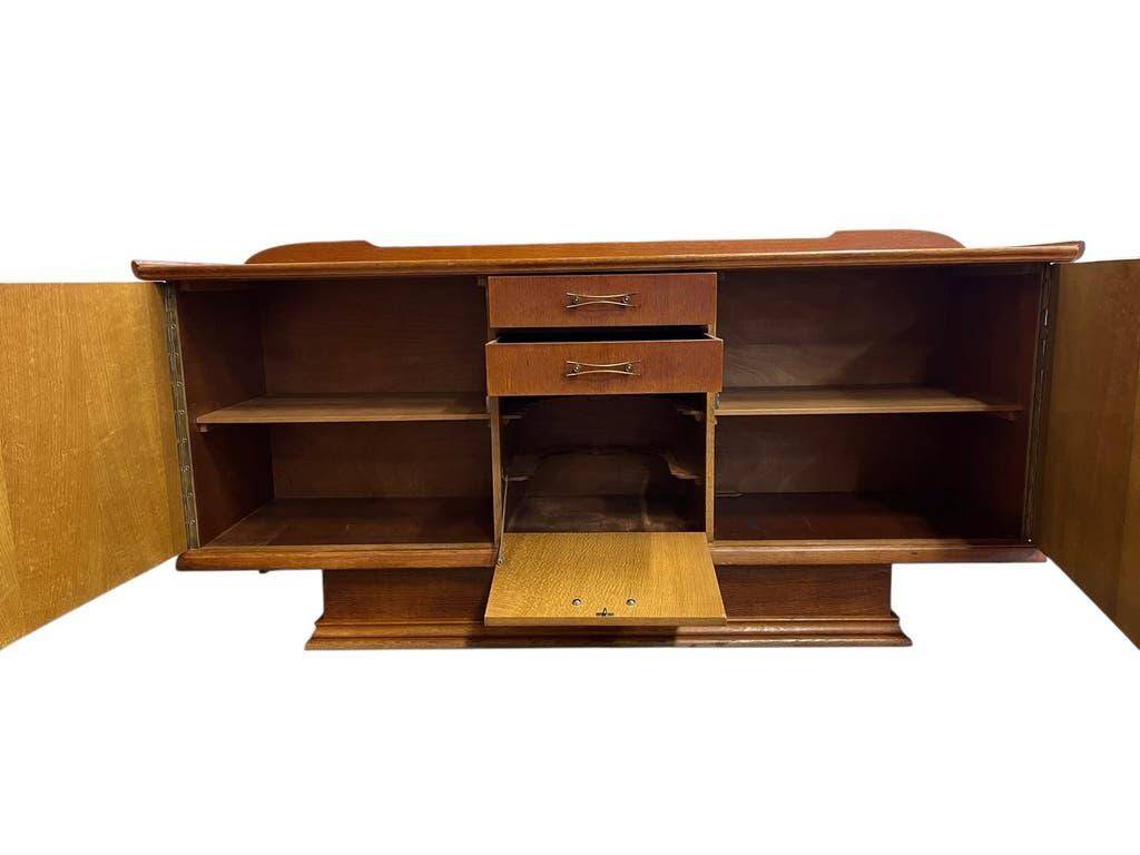 Vintage wooden sideboard in Art Deco style