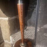 Mahogany brass lamp foot